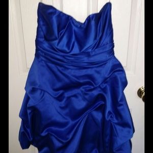 Short Formal Strapless Dress